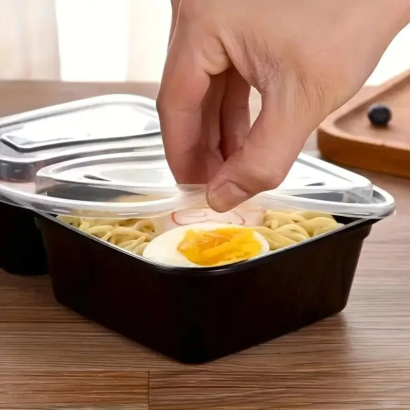 Food Storage Kitchen Container Set - 10 Sets Disposable Food Boxes with