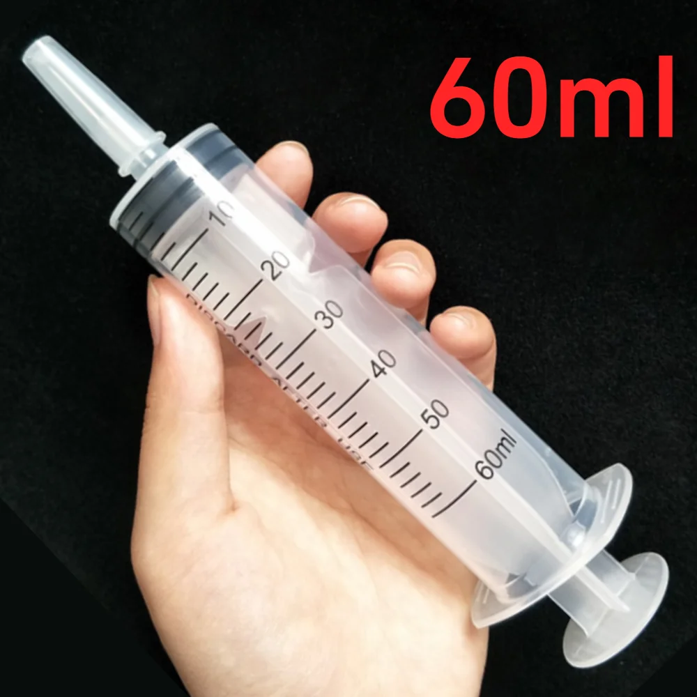 Food Storage Drums - 60ml Liquid Syringe Glue Filling Enema