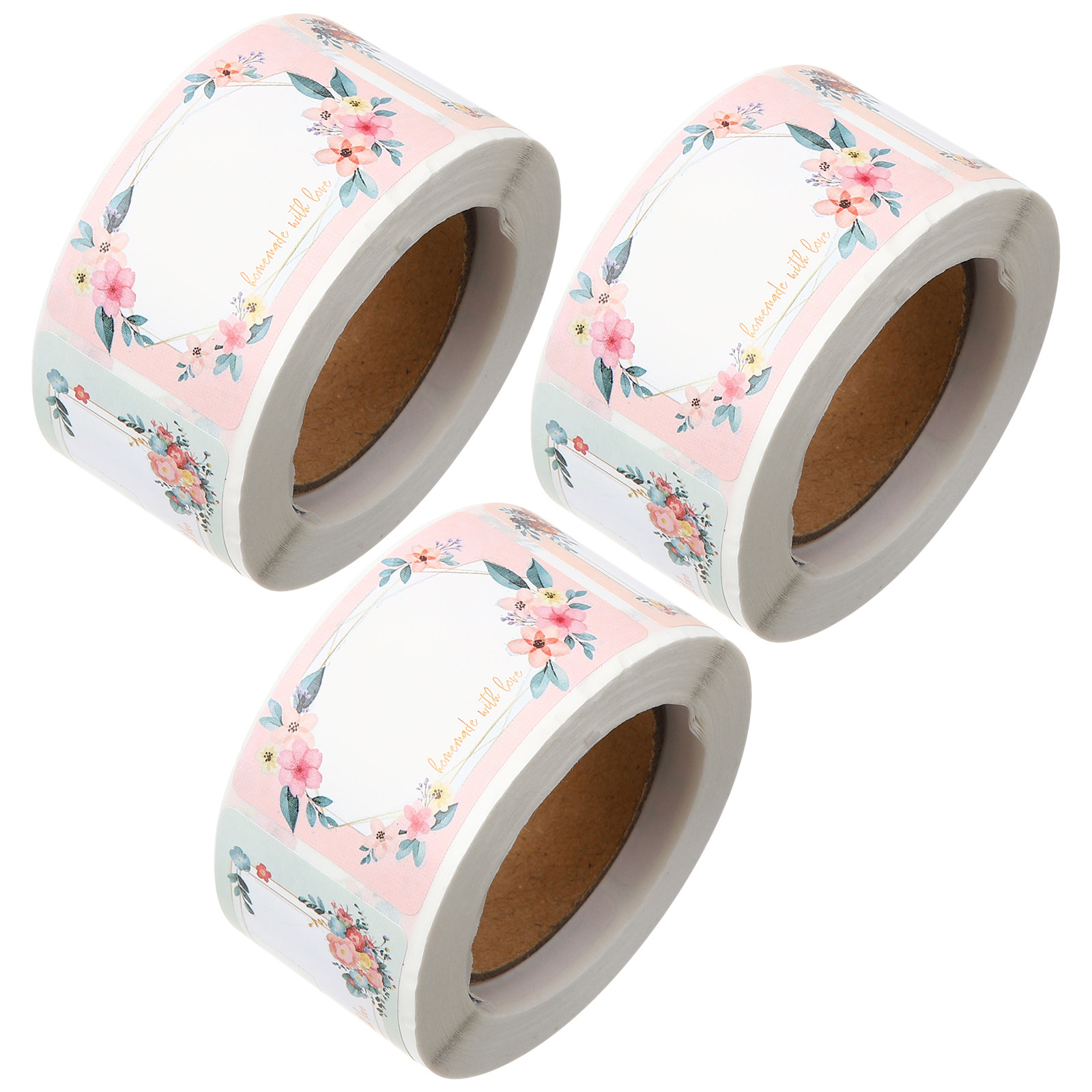 Food Storage For Restaurant - 3 Rolls Blank Name Sticker Labels