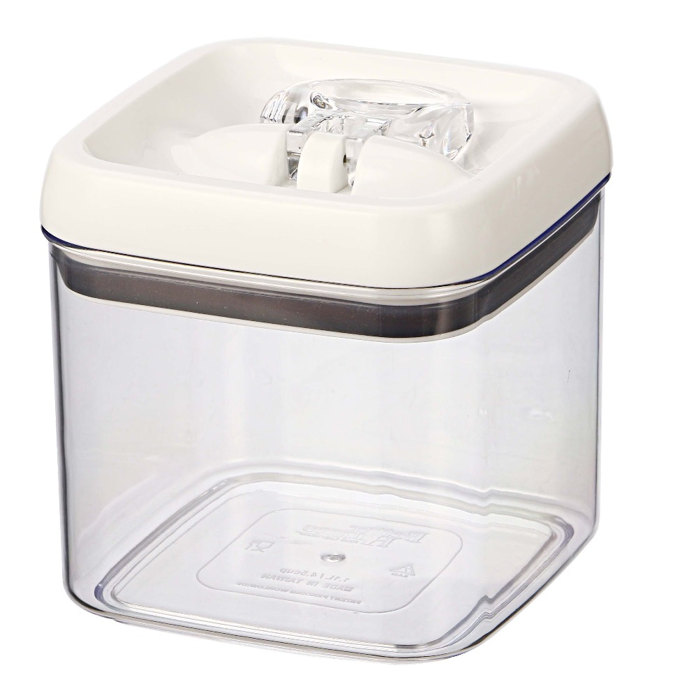 Food Storage Kitchen Container Set - 4.5 Cup Flip-Tite Square Food Storage