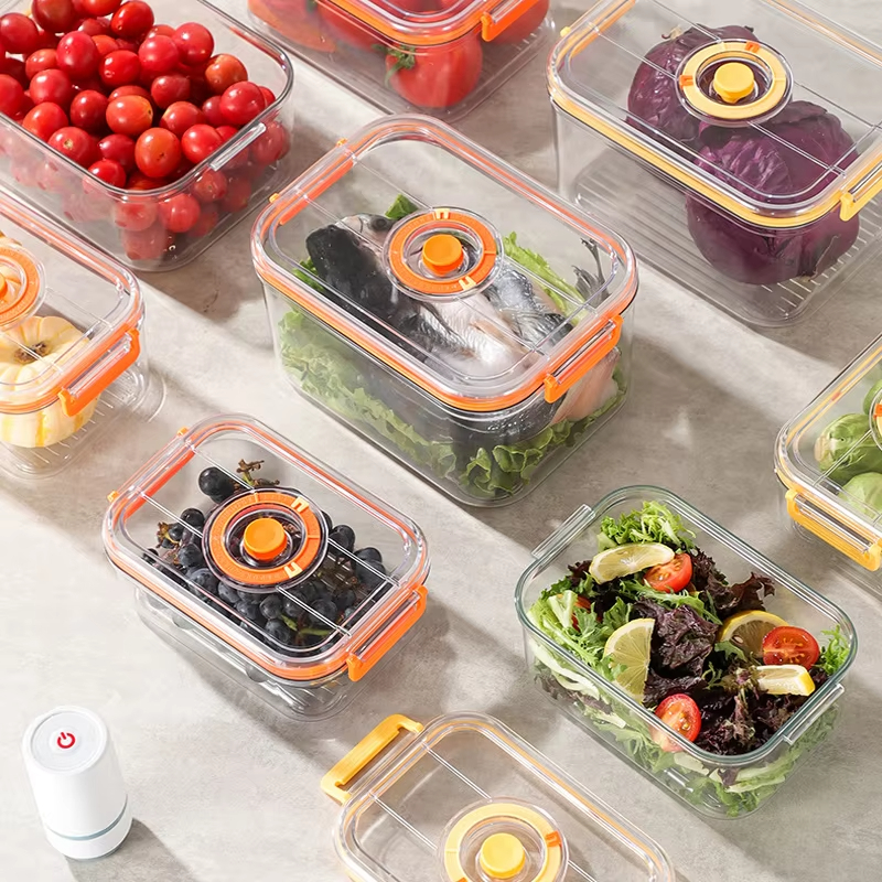 Food Storage Meal Prep - Vacuum Fresh-keeping Box Refrigerator Sealed Canister