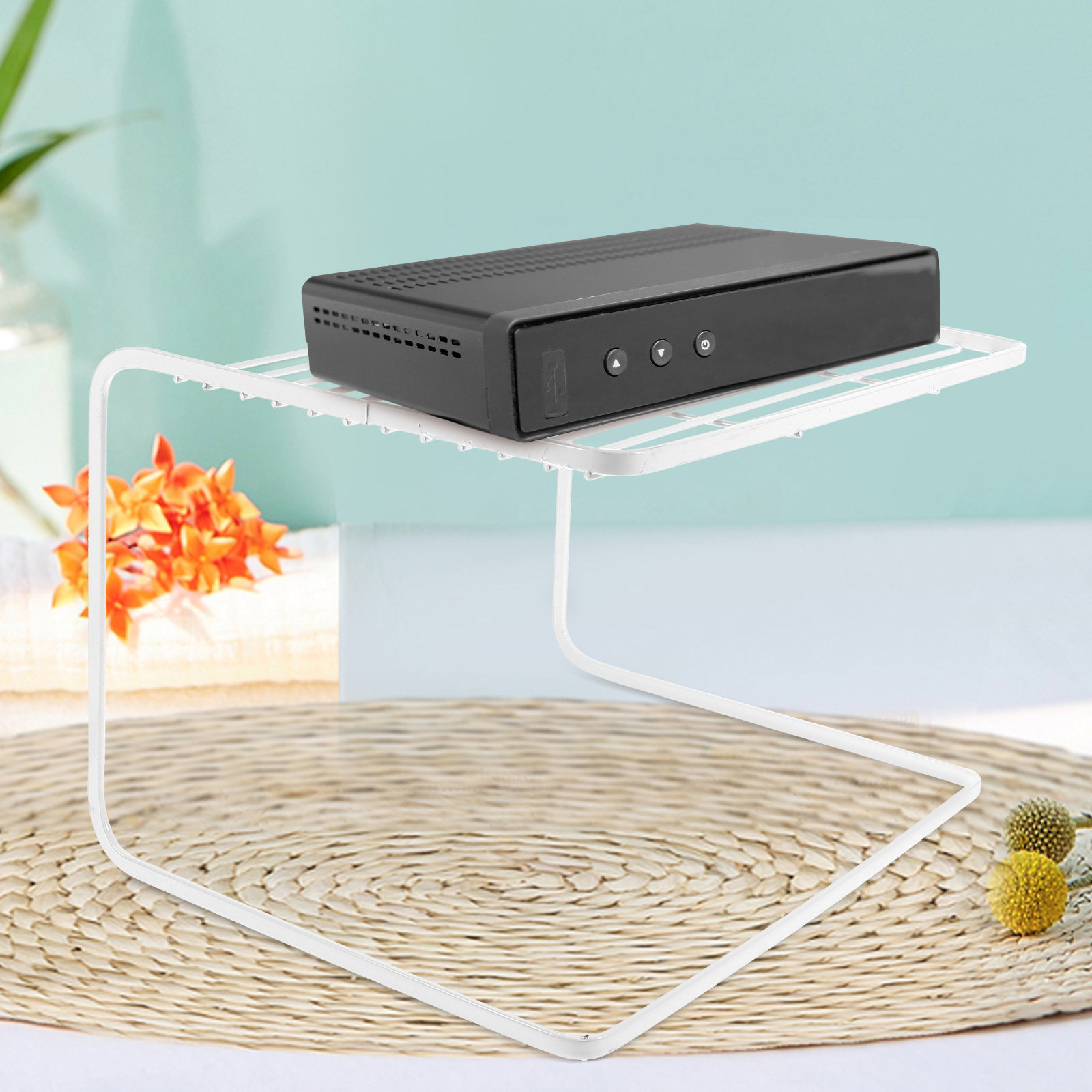 Food Storage Boxes - Multi-Layer Router Shelf Tabletop Router Holder