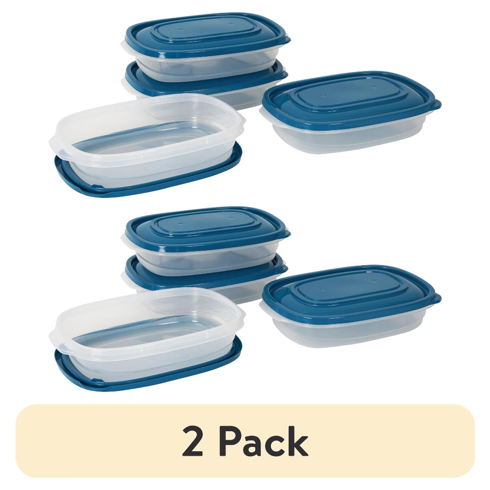 4-Pack Rectangle Plastic Food  - Food Storage Meal Prep のレビューと価格