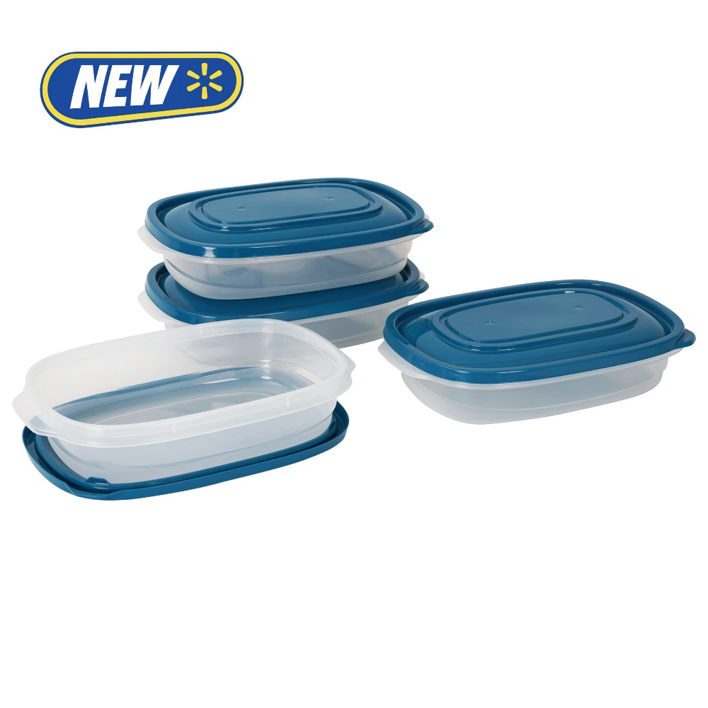4-Pack Rectangle Plastic Food  - Food Storage Meal Prep のレビューと価格