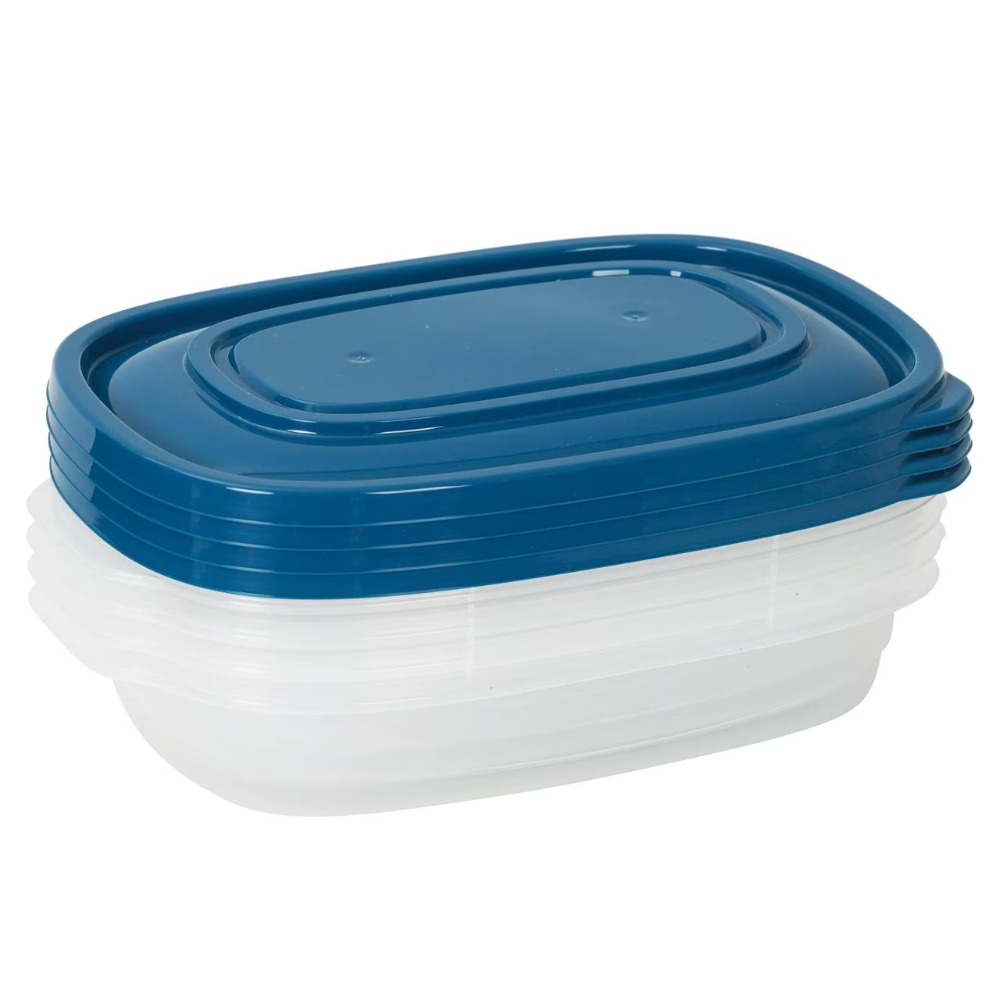 4-Pack Rectangle Plastic Food  - Food Storage Meal Prep のレビューと価格