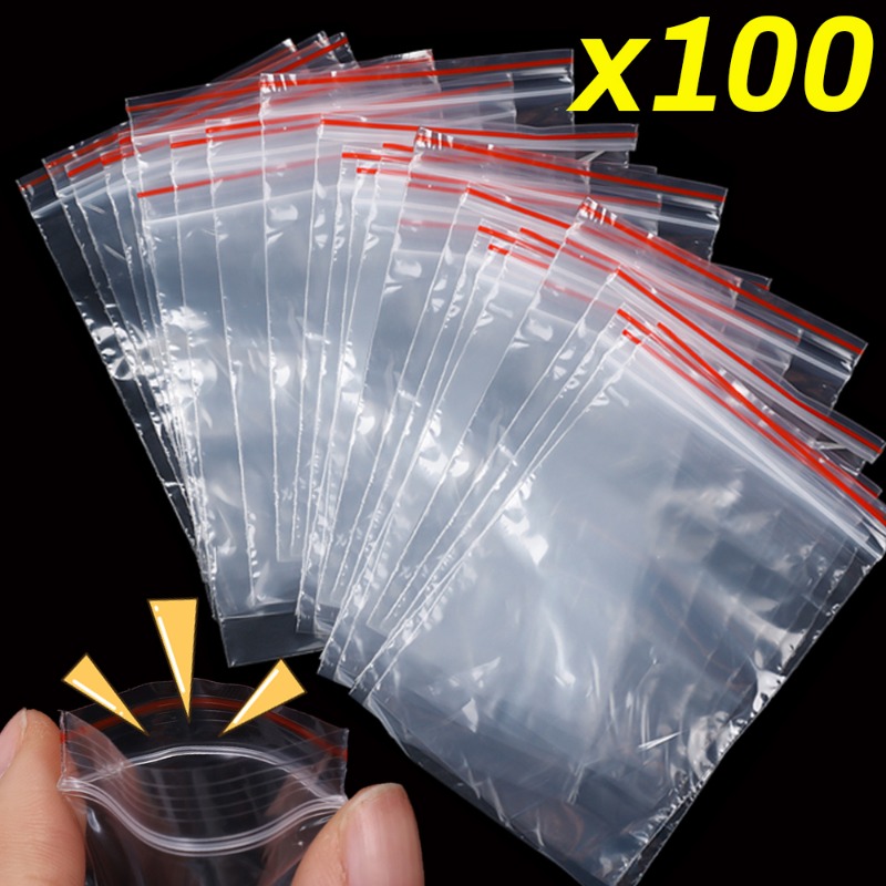100pcs Self Seal Bags Resealab - Food Storage Notes のレビューと価格