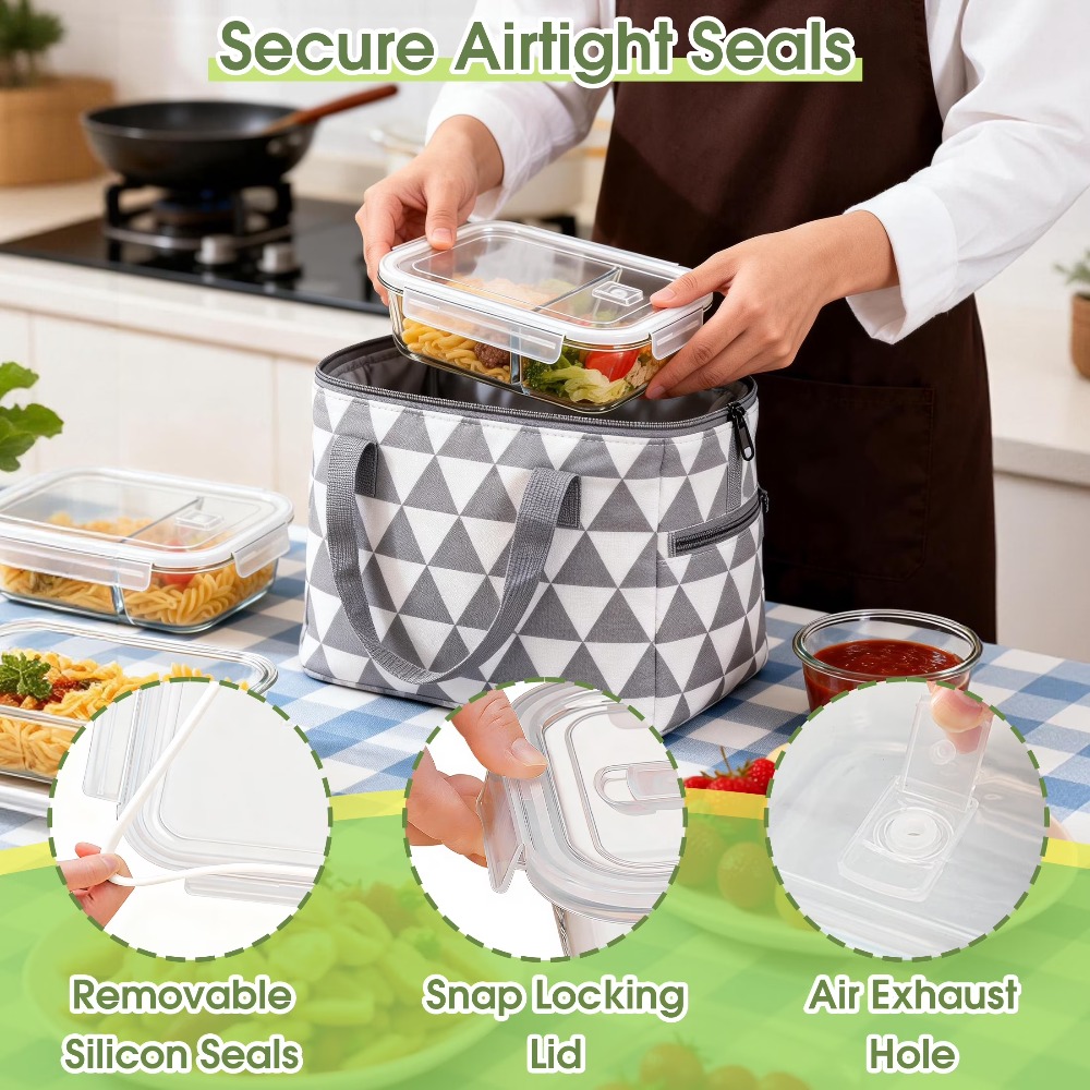 Glass Food Storage Containers  - Food Storage Meal Prep のレビューと価格