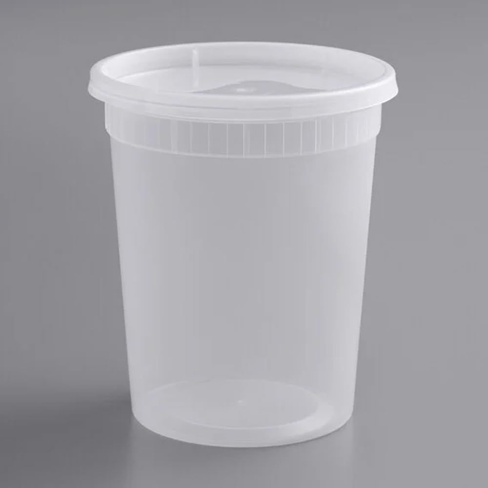 Bulk 240-Pack 32oz Plastic Qua - Food Storage Quart Containers のレビューと価格