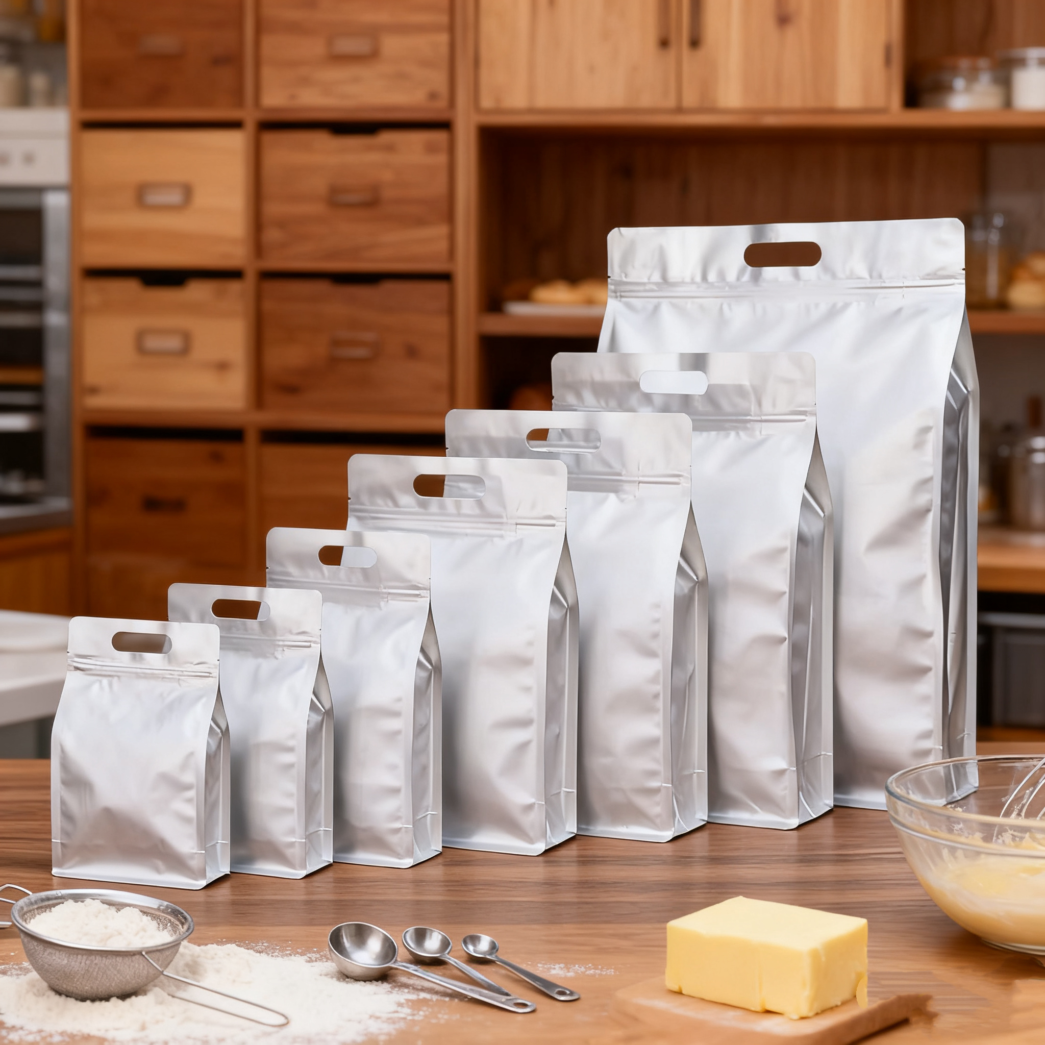 20PCS 3D Portable Aluminum Foi - Food Storage Bags Zip Lock Pouch のレビューと価格
