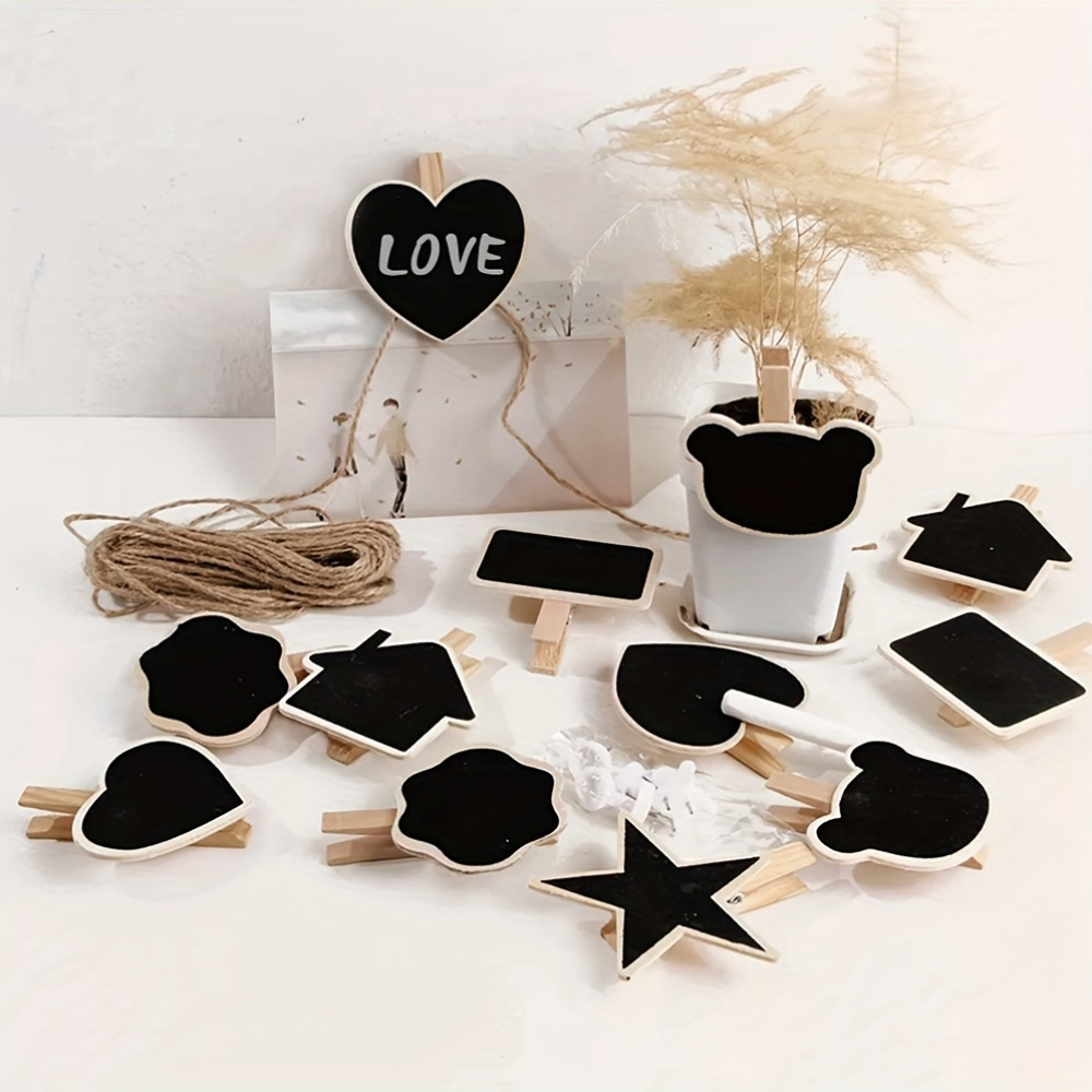 10/20Pcs Mini Chalkboard Clip  - Food Storage Notes のレビューと価格