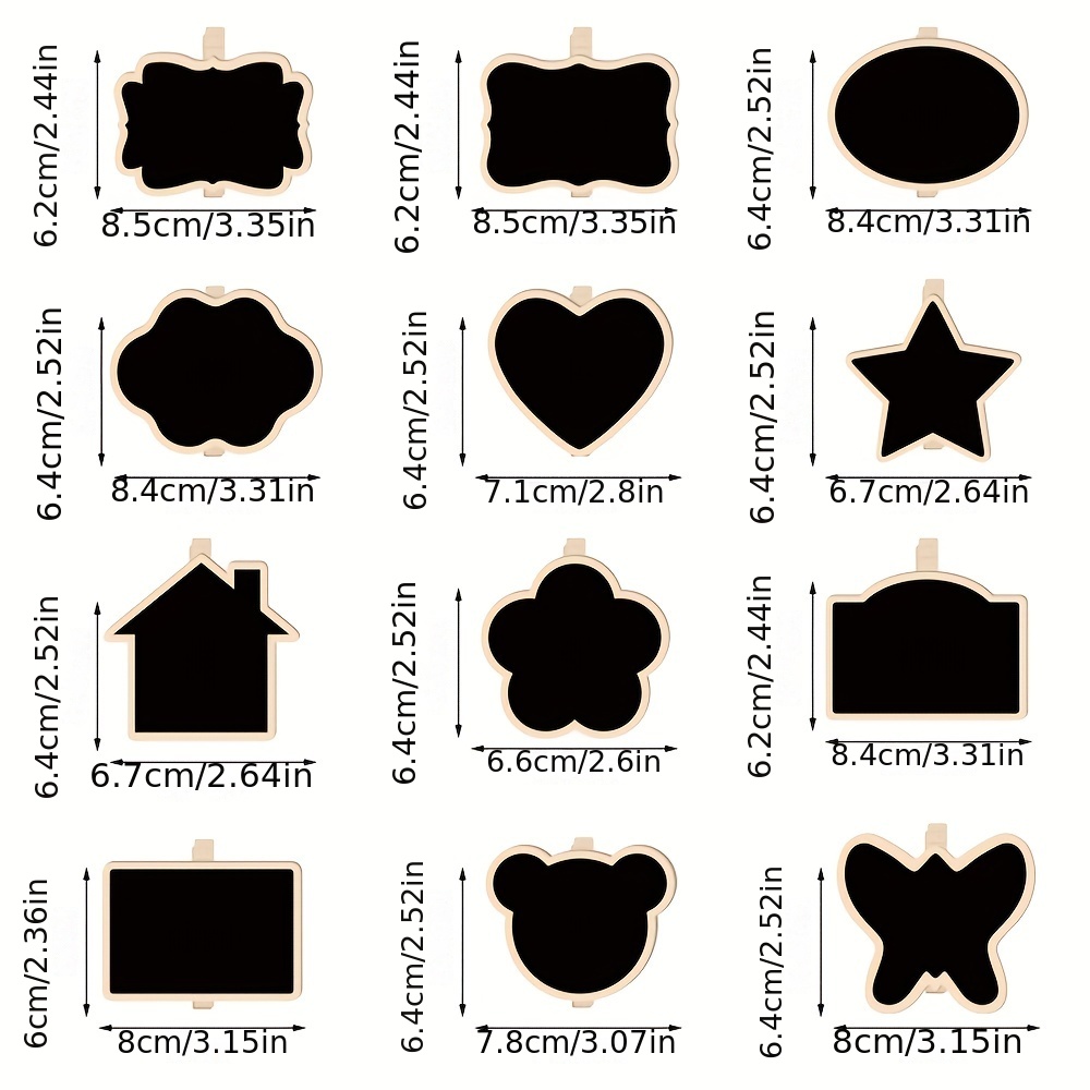 10/20Pcs Mini Chalkboard Clip  - Food Storage Notes のレビューと価格