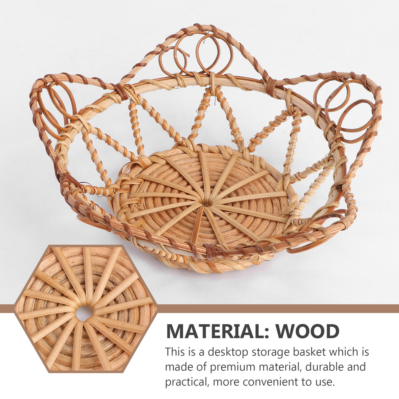 1Pcs Rattan Storage Basket Kha - Food Storage Without Pantry のレビューと価格