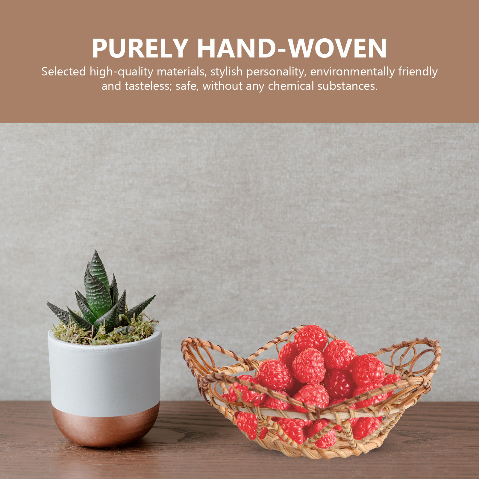 1Pcs Rattan Storage Basket Kha - Food Storage Without Pantry のレビューと価格