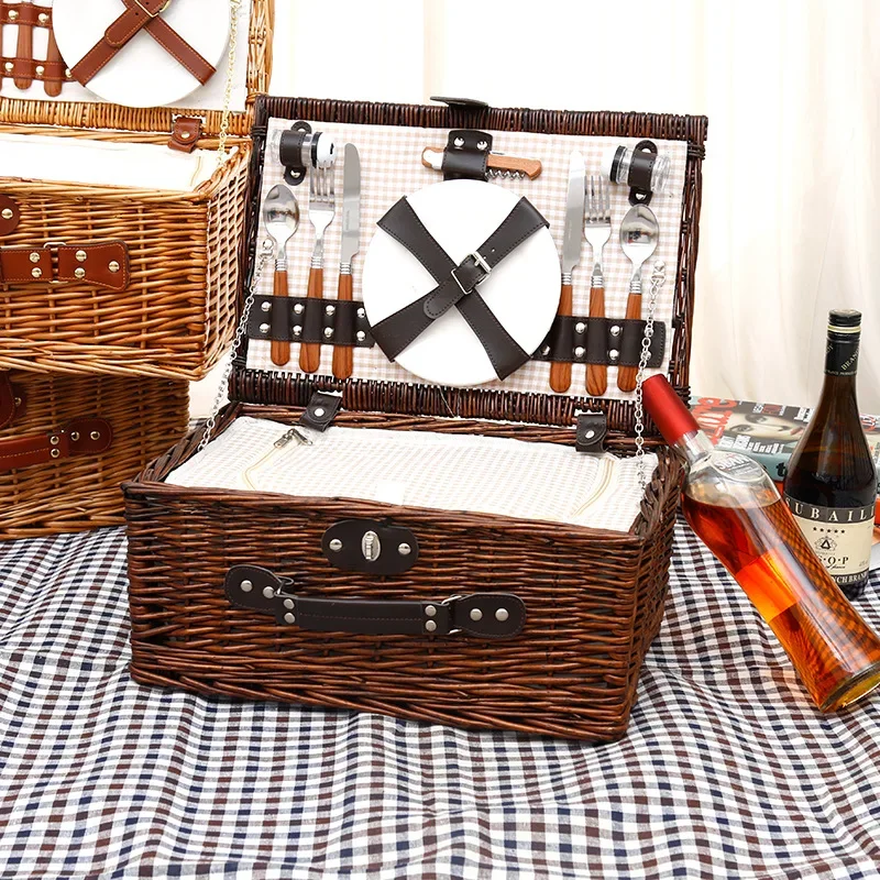 Family outing picnic basket, o - Food Storage Boxes のレビューと価格