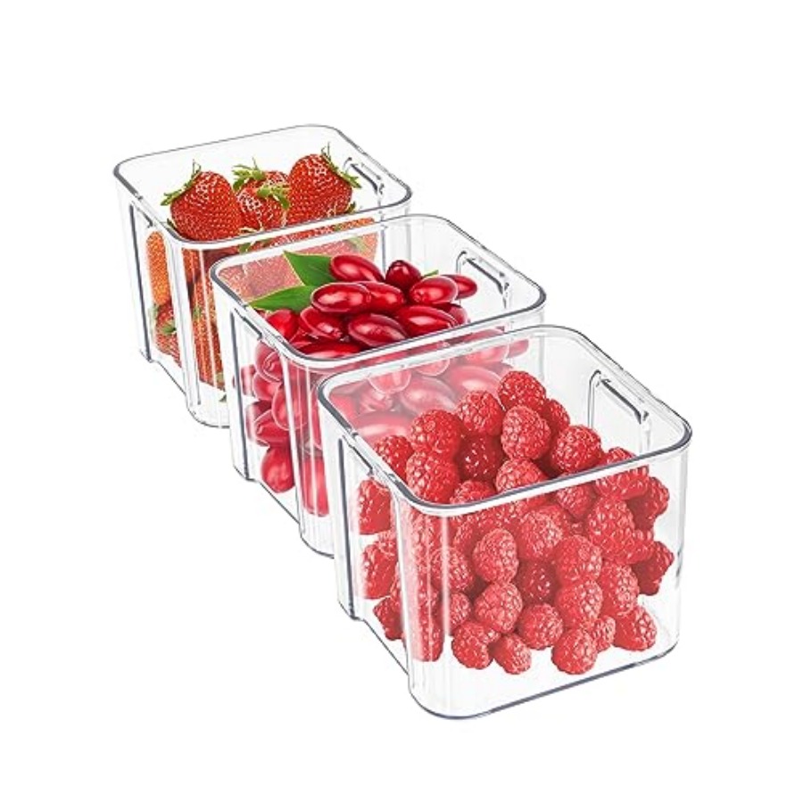 3Pack Fridge Organizer Drawer  - Food Storage Without Pantry のレビューと価格