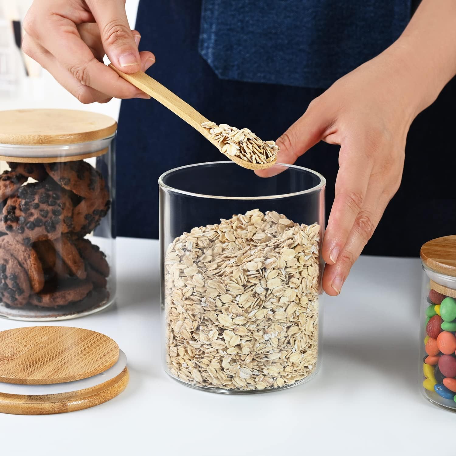 umieo Glass Food Storage Conta - Food Storage Large のレビューと価格