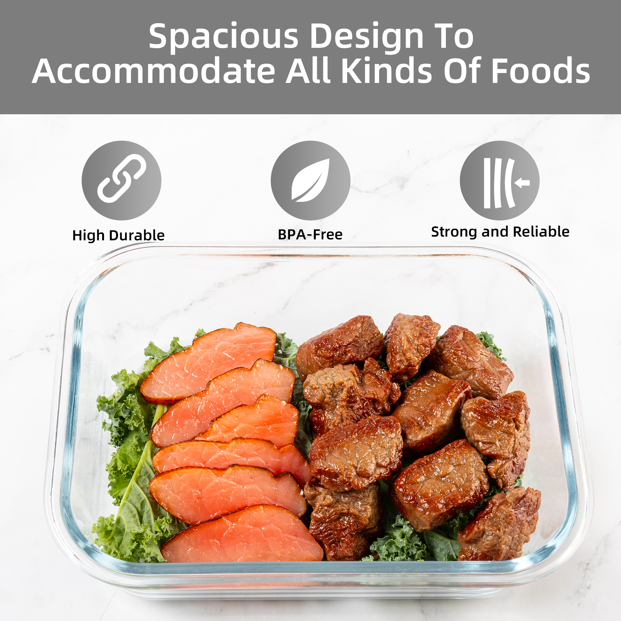 16-Piece Glass Food Storage Co - Food Storage Jar Set のレビューと価格