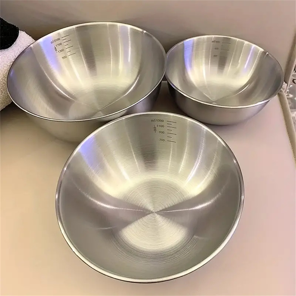 1-3 Stainless Steel Bowl Set w - Food Storage Large のレビューと価格