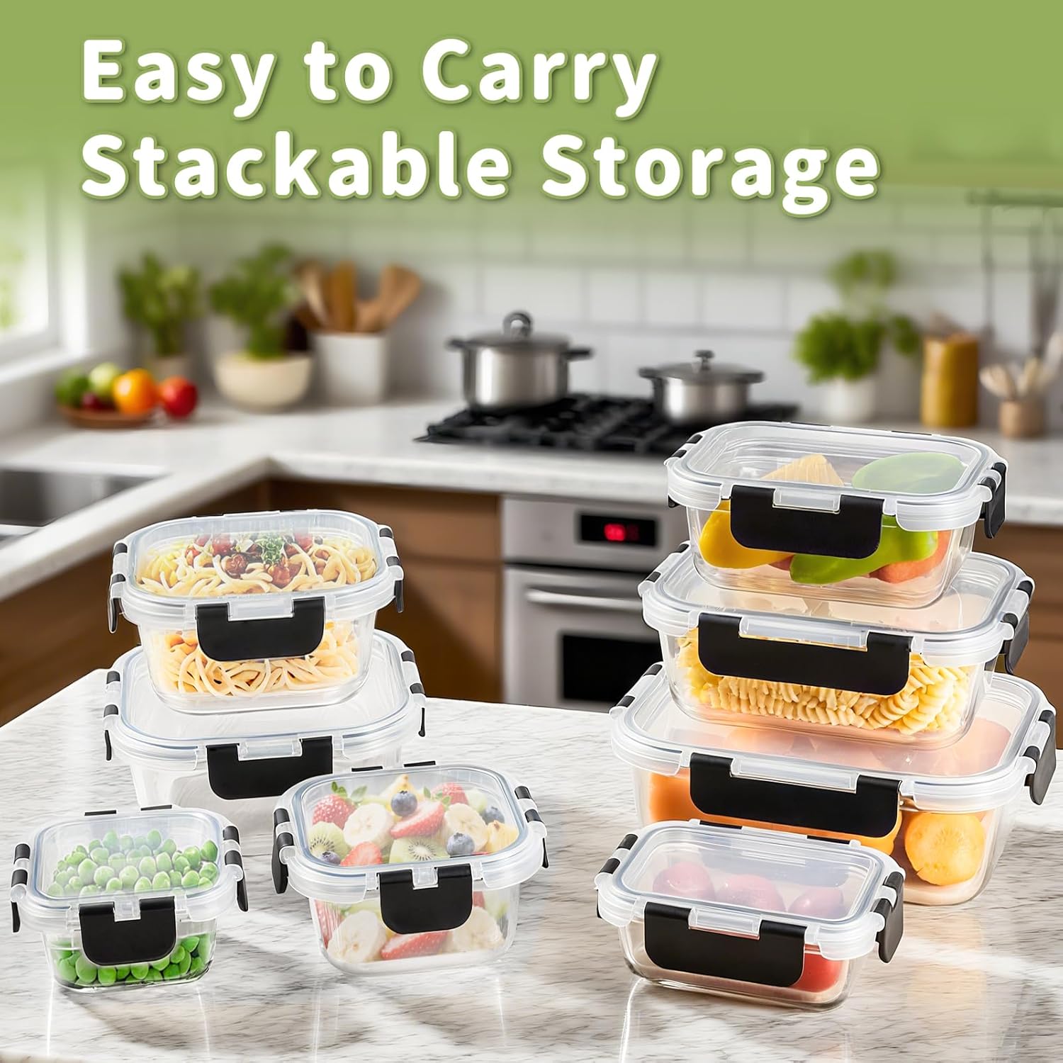 Borosilicate Glass Food Storag - Food Storage Meal Prep のレビューと価格