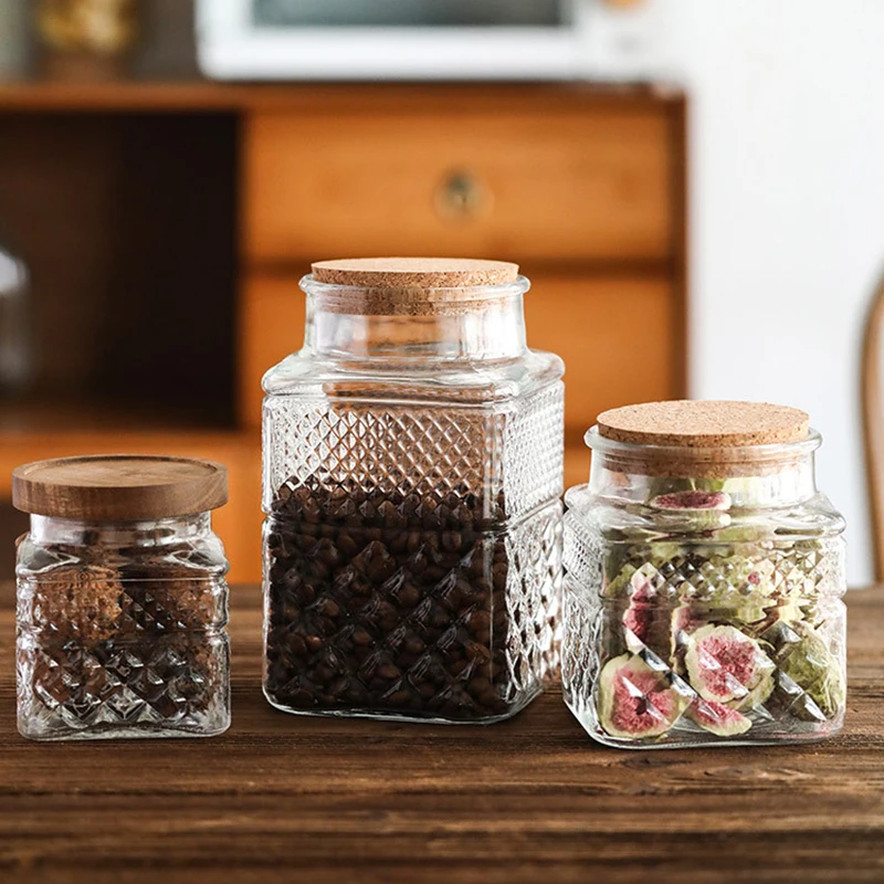 Large Capacity Glass Sealed Ja - Food Storage Glass Containers Large のレビューと価格