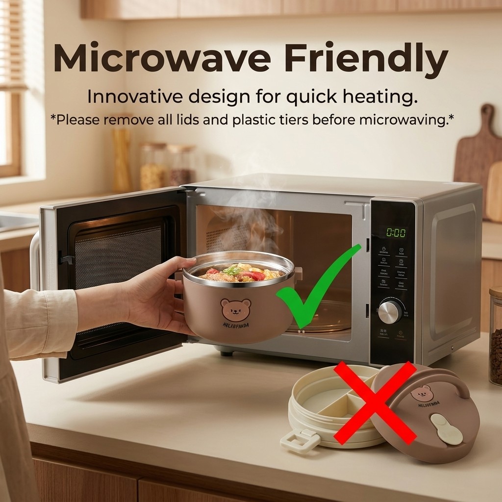 Microwavable 304 Stainless Ste - Food Storage Jar Set のレビューと価格