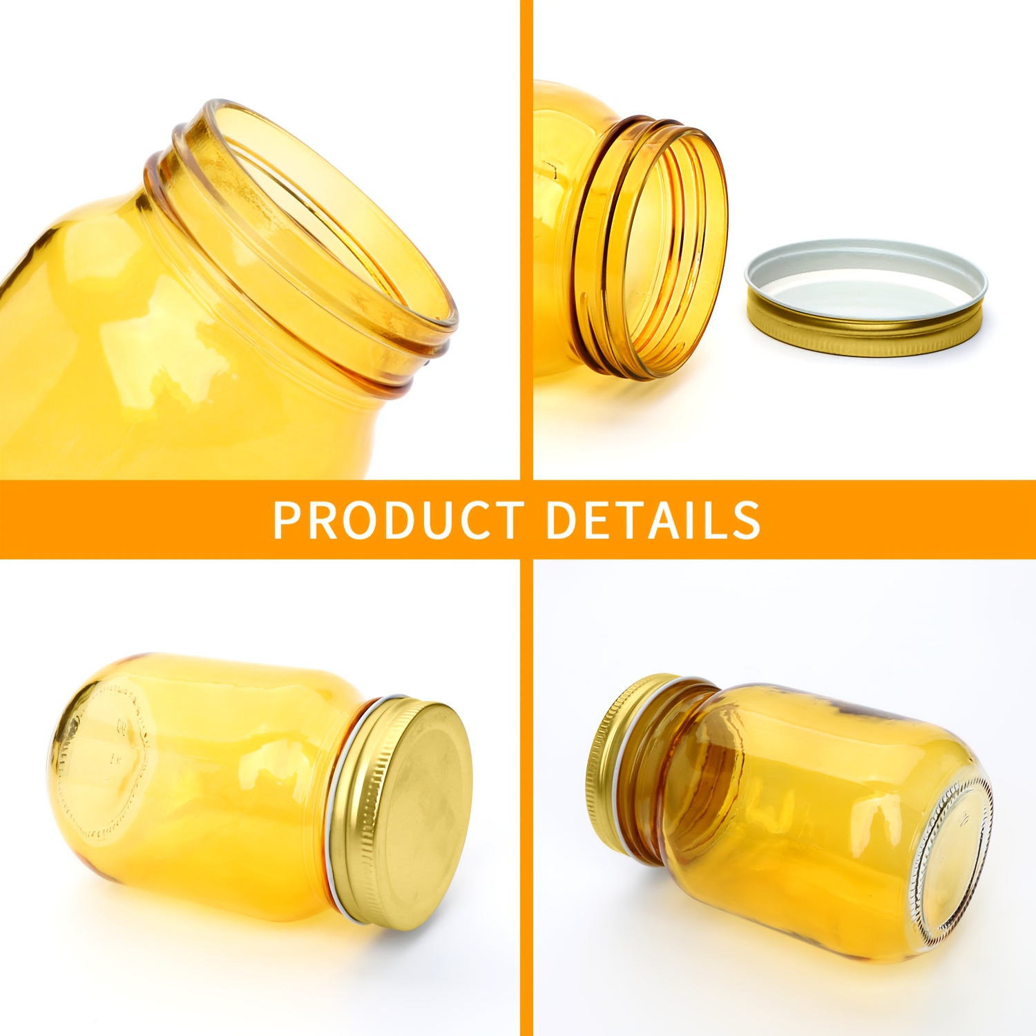 15-Piece Glass Mason Jar Set – - Food Storage Without Pantry のレビューと価格