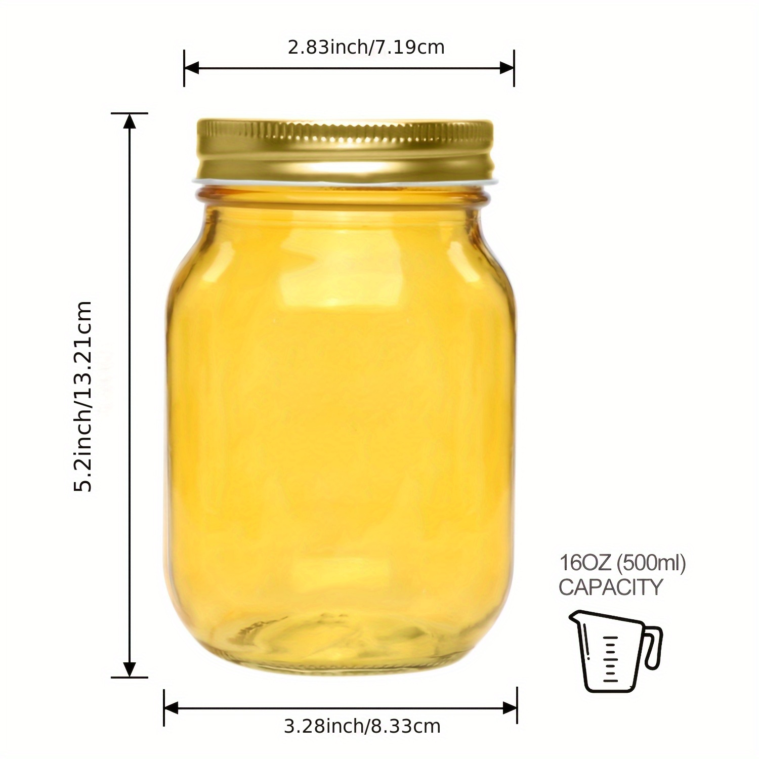 15-Piece Glass Mason Jar Set – - Food Storage Without Pantry のレビューと価格
