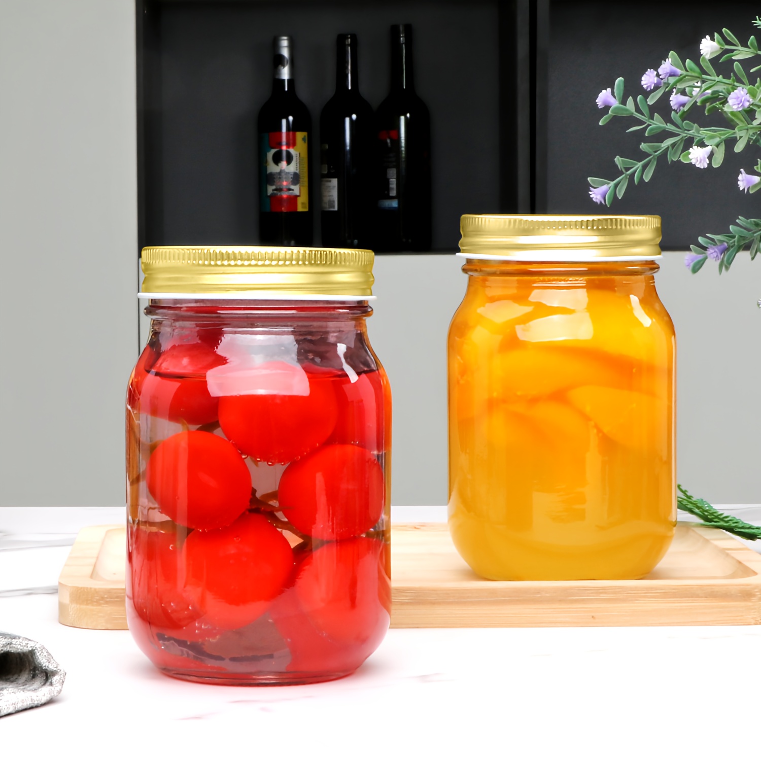 15-Piece Glass Mason Jar Set – - Food Storage Without Pantry のレビューと価格