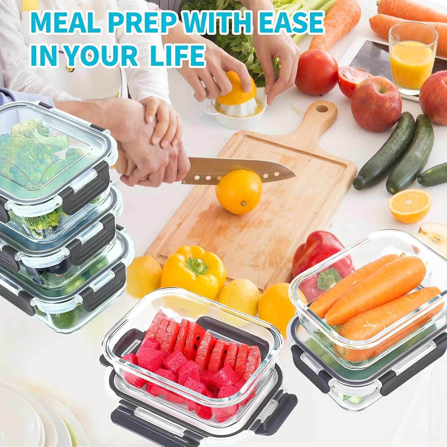 20 Pack 22oz Glass Meal Prep C - Food Storage Without Pantry のレビューと価格