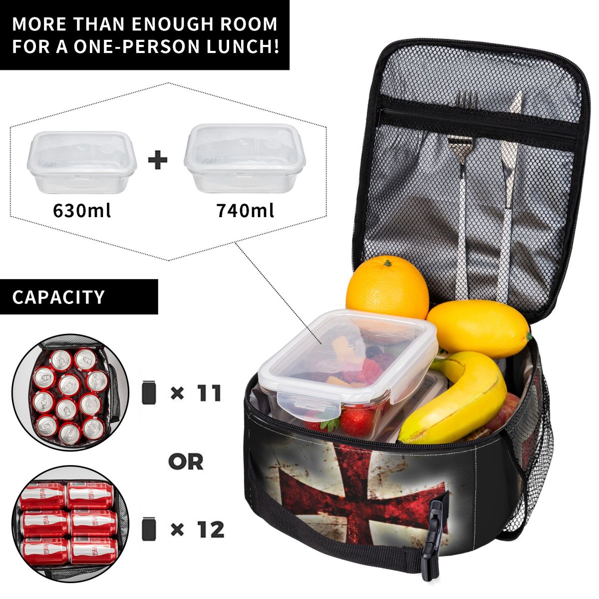 Templar Knight Jerusalem Cross - Food Storage Medieval のレビューと価格