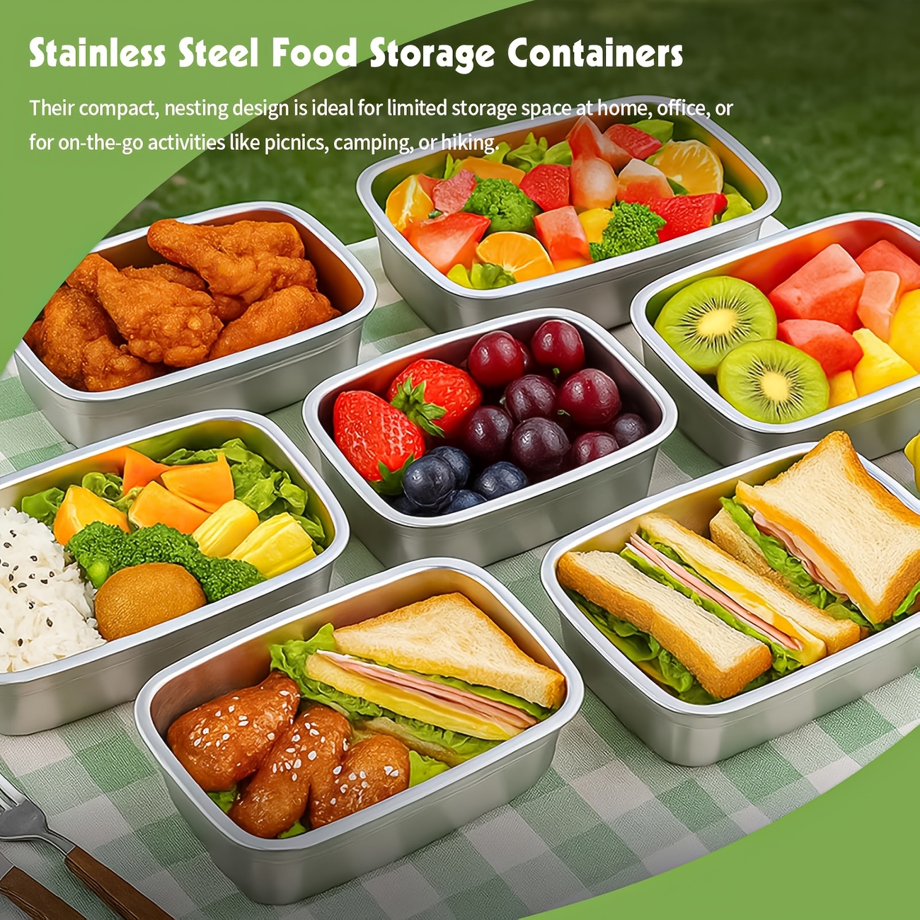 10-Piece Stainless Steel Food  - Food Storage For Restaurant のレビューと価格