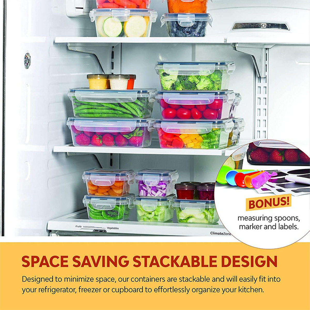 24Pcs/set Food Storage Box Set - Food Storage Kitchen Container Set のレビューと価格