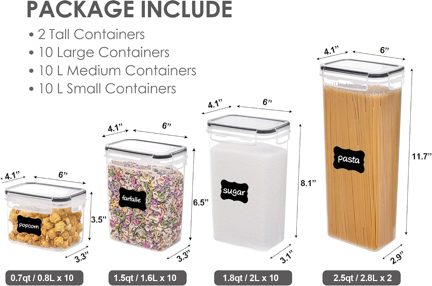 32pcs Airtight Food Storage Co - Food Storage Kitchen Container Set のレビューと価格