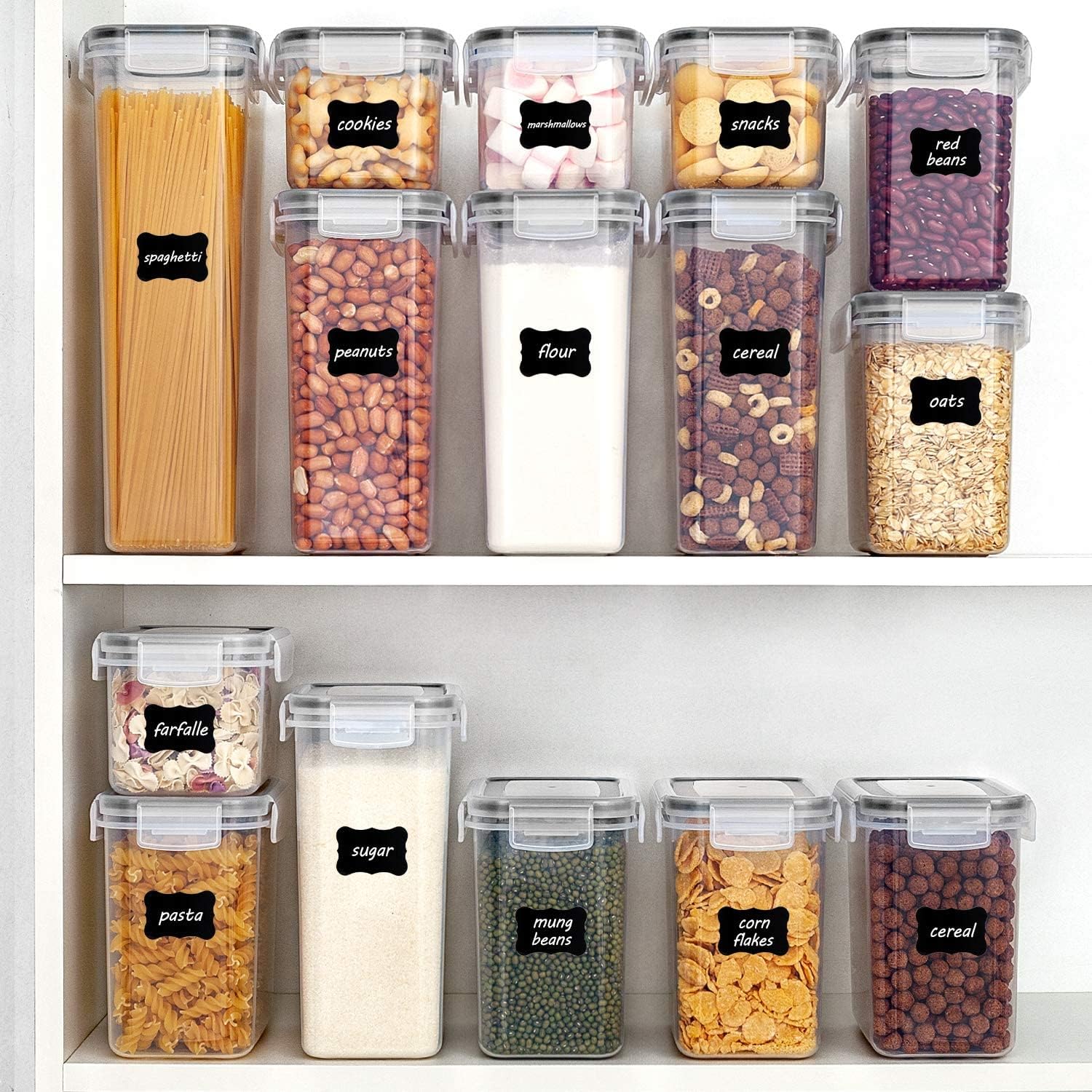 32pcs Airtight Food Storage Co - Food Storage Kitchen Container Set のレビューと価格