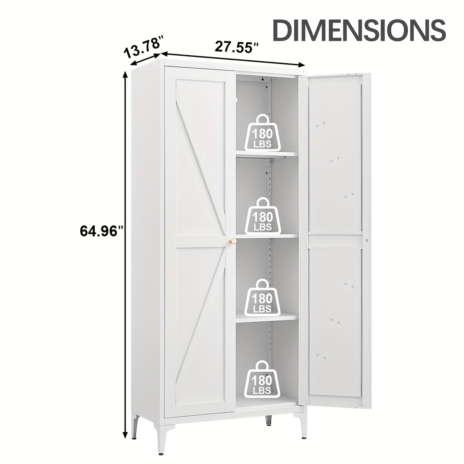 Metal Storage Cabinet, Metal K - Food Storage Without Pantry のレビューと価格