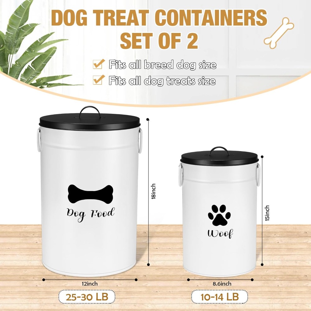 Extra Large 30+14 lbs Metal Do - Food Storage Jar Set のレビューと価格