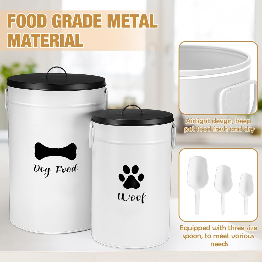 Extra Large 30+14 lbs Metal Do - Food Storage Jar Set のレビューと価格