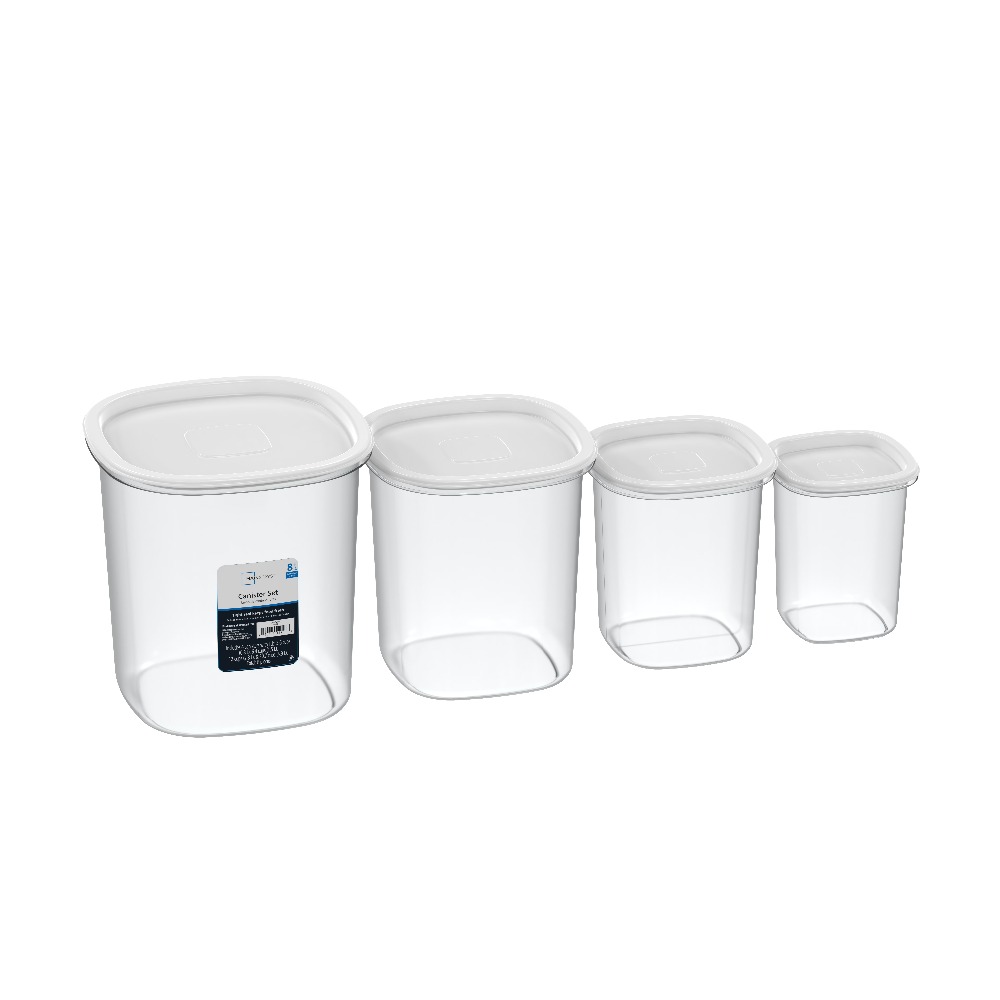 Best seller  8-Piece Plastic F - Food Storage Kitchen Container Set のレビューと価格