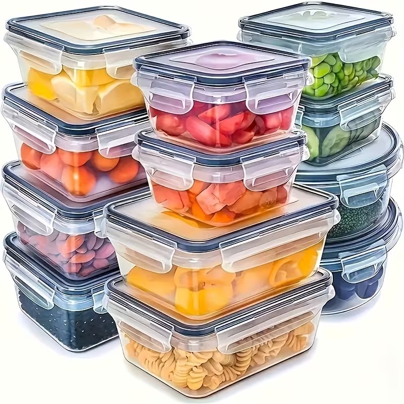 4-Piece Clear Food Storage Con - Food Storage Large のレビューと価格