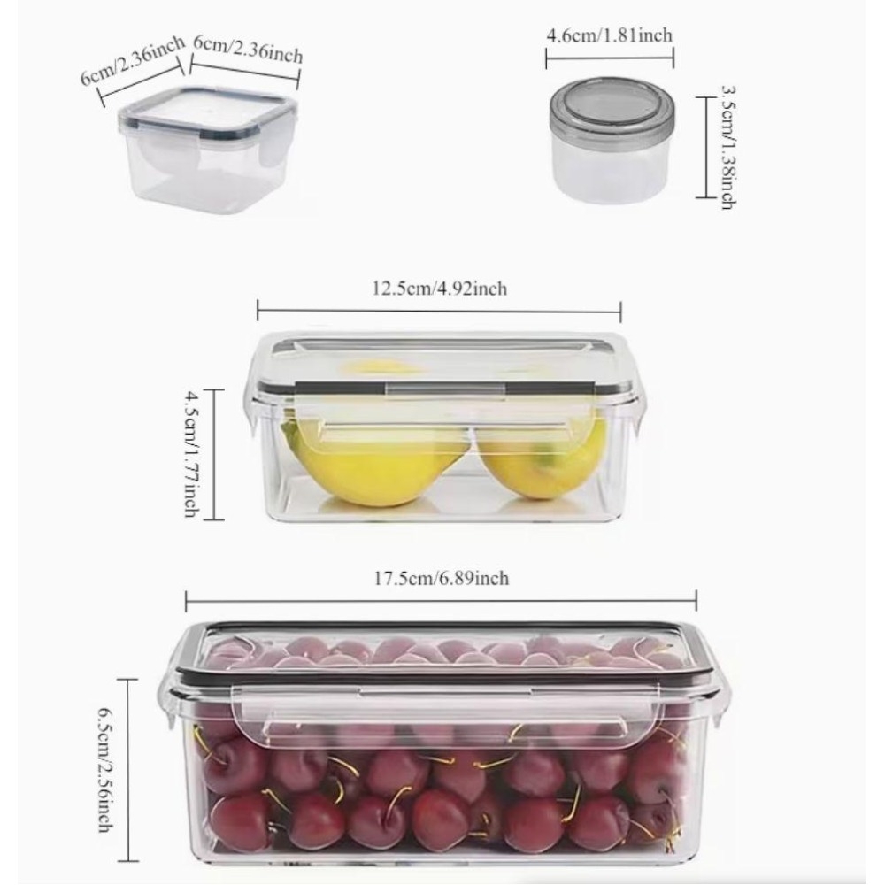 4-Piece Clear Food Storage Con - Food Storage Large のレビューと価格