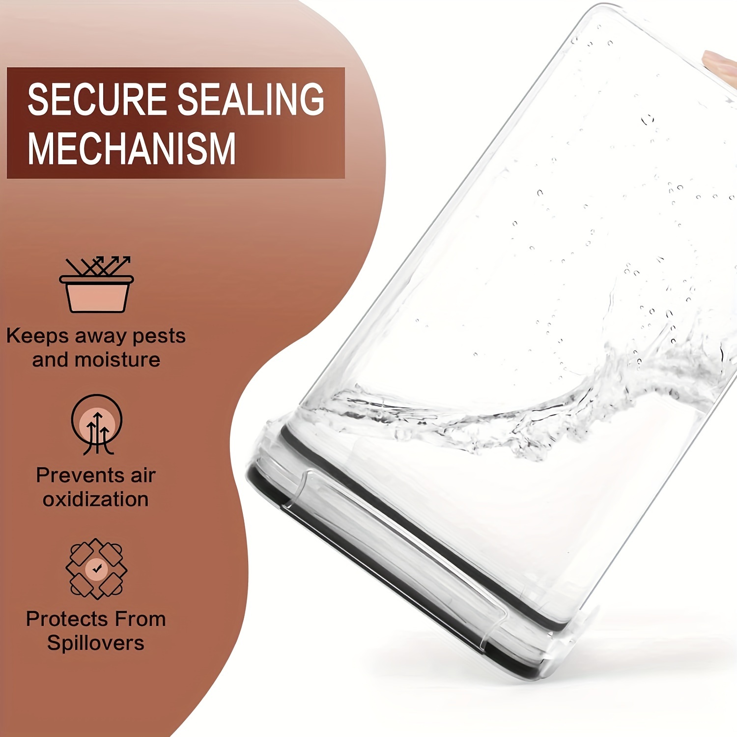 Skroam Large Airtight Food Sto - Food Storage Without Pantry のレビューと価格