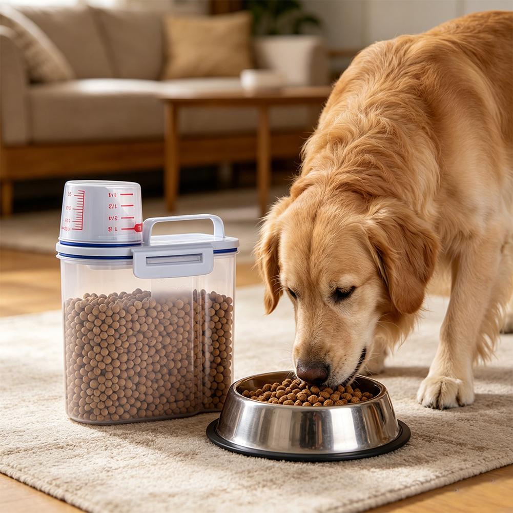 Portable Large Dog Cat Food St - Food Storage On Wheels のレビューと価格