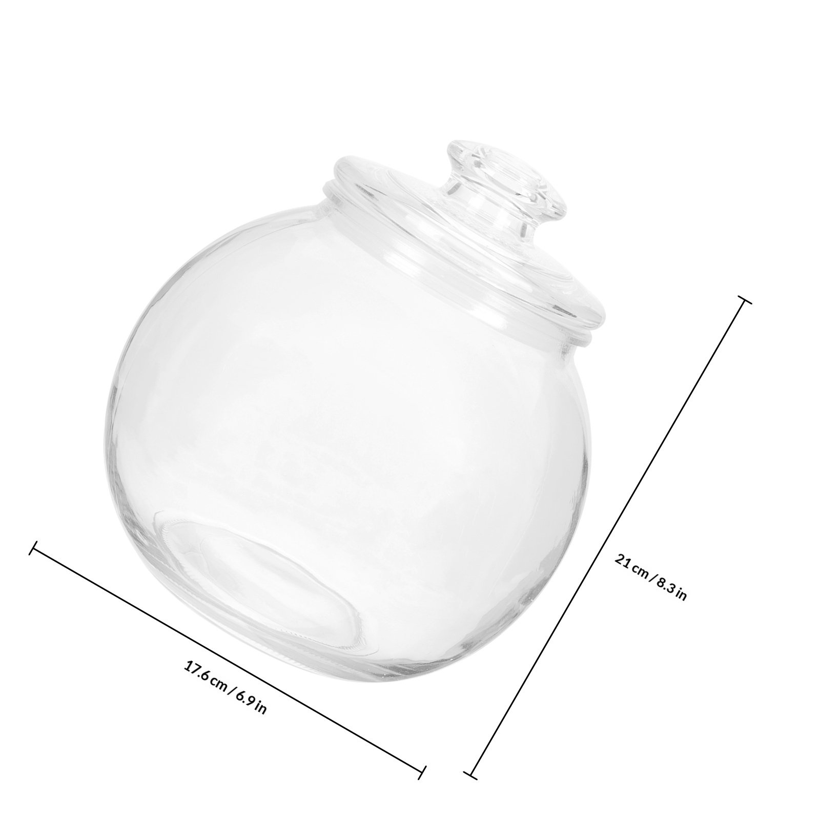 1Pcs Glass Food Jar Sturdy Tra - Food Storage Glass Containers Large のレビューと価格