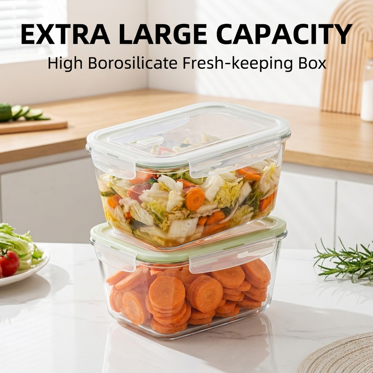 Borosilicate Glass Food Storag - Food Storage Glass Containers Large のレビューと価格