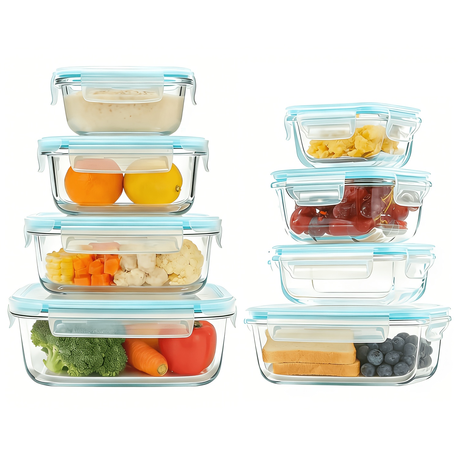 Premium Glass Food Storage Con - Glass Meal Prep Container のレビューと価格