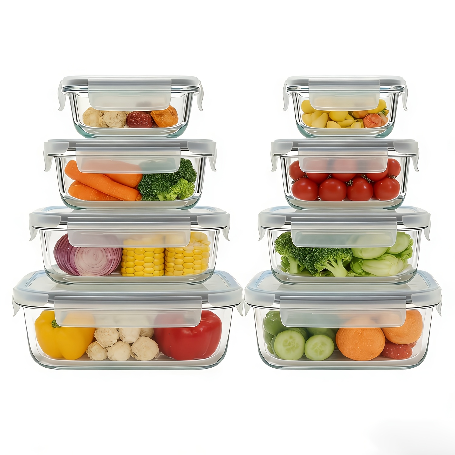 Premium Glass Food Storage Con - Glass Meal Prep Container のレビューと価格