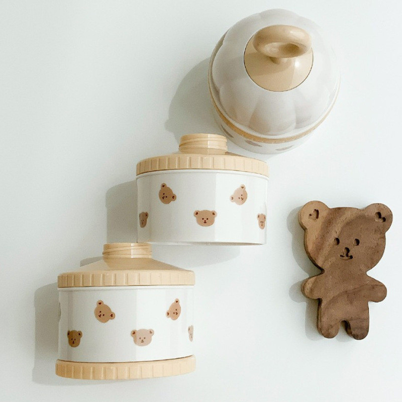 Cute Bear Milk Powder Box Baby - Food Storage Baby のレビューと価格