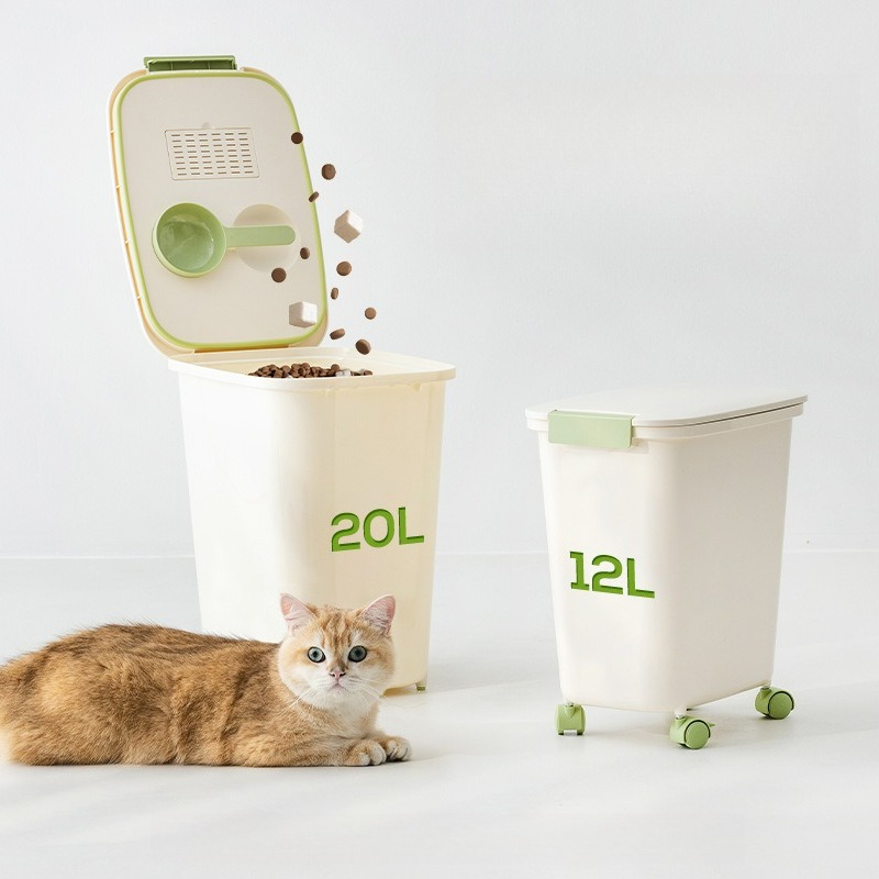 Sealed Pet Food Storage Box fo - Food Storage On Wheels のレビューと価格