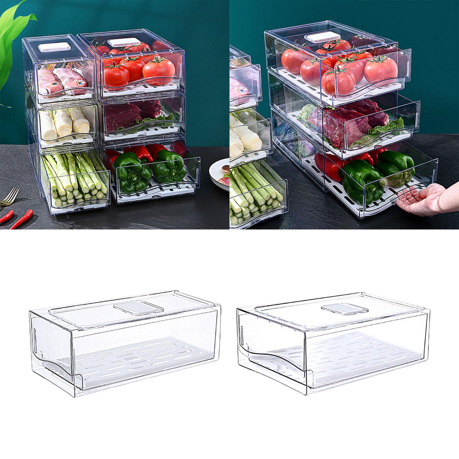 Fridge Drawer Bins Pantry Orga - Food Storage Without Pantry のレビューと価格