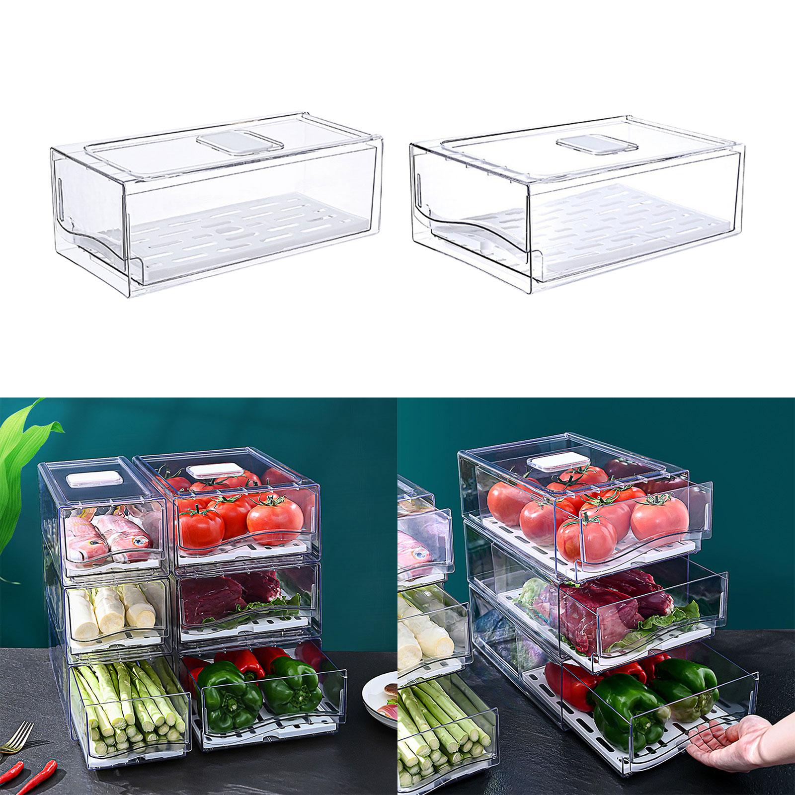 Fridge Drawer Bins Pantry Orga - Food Storage Without Pantry のレビューと価格